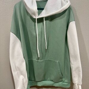 Block color hoodie